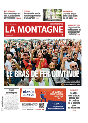 Cover of La Montagne (Clermont-Metropole)