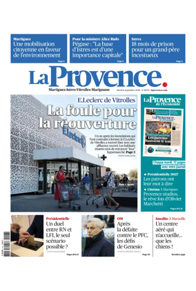 Cover of La Provence Martigues-Istres-Vitrolles-Marignane