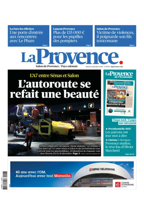 Cover of La Provence Salon-de-Provence / Pays salonais