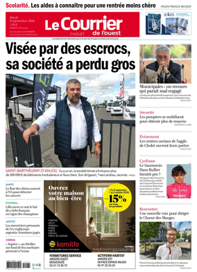 Cover of Le Courrier de l’Ouest (Cholet)
