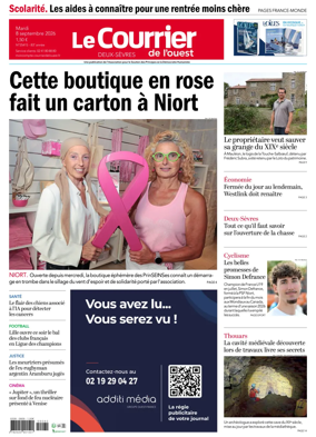 Cover of Le Courrier de l’Ouest (Deux-Sevres)