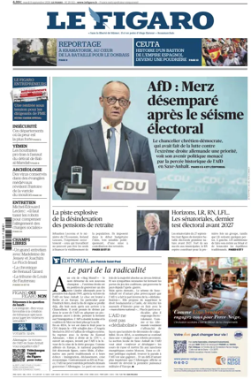 Cover of Le Figaro