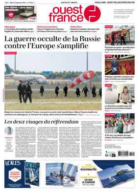 Cover of Ouest France (Challans / Saint-Gilles-Croix-de-Vie)