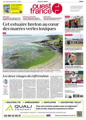 Cover of Ouest France (Dinan)