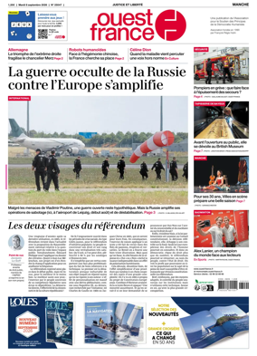 Cover of Ouest France (Manche)