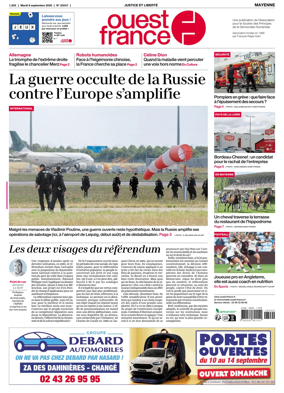 Cover of Ouest France (Mayenne)