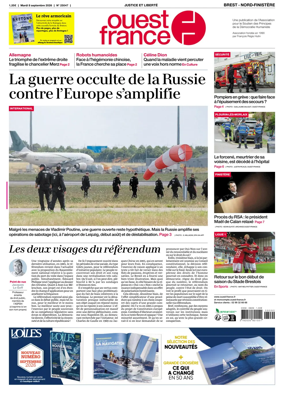 Cover of Ouest France (Nord-Finistere)
