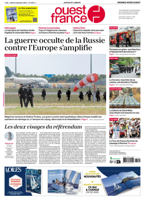 Cover of Ouest-France (Rennes Nord-Ouest)