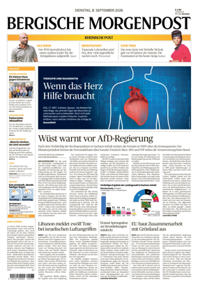 Cover of Bergische Morgenpost Wermelskirchen/Huckeswagen/Radevormwald