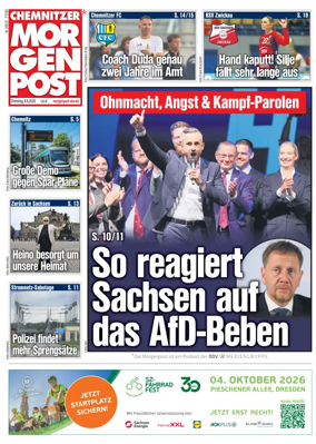 Cover of Chemnitzer Morgenpost