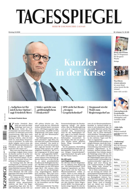 Cover of Der Tagesspiegel