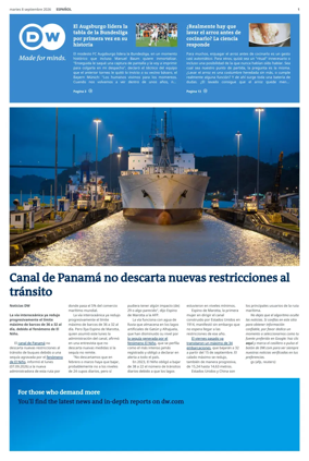 Cover of Deutsche Welle (Spanish edition)