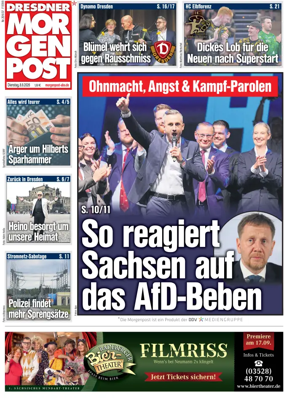 Cover of Dresdner Morgenpost
