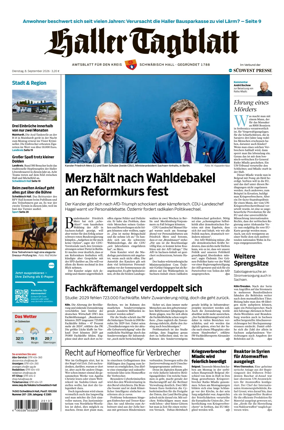 Cover of Haller Tagblatt