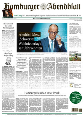 Cover of Hamburger Abendblatt (Harburg)