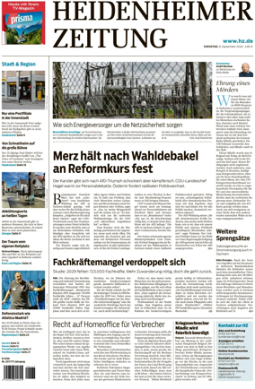Cover of Heidenheimer Zeitung