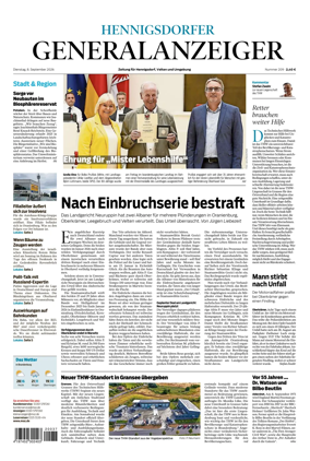 Cover of Hennigsdorfer Generalanzeiger