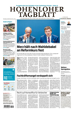 Cover of Hohenloher Tagblatt