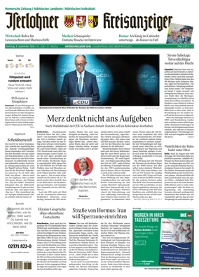 Cover of Iserlohner Kreisanzeiger und Zeitung (Iserlohn)