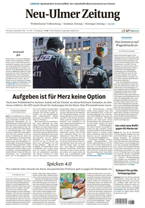 Cover of Neu-Ulmer Zeitung