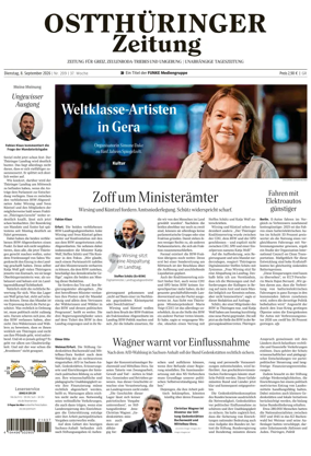 Cover of Ostthuringer Zeitung (Greiz)