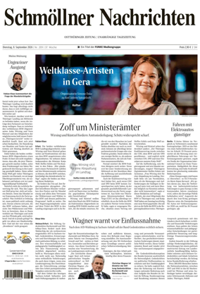 Cover of Ostthuringer Zeitung (Schmolln)
