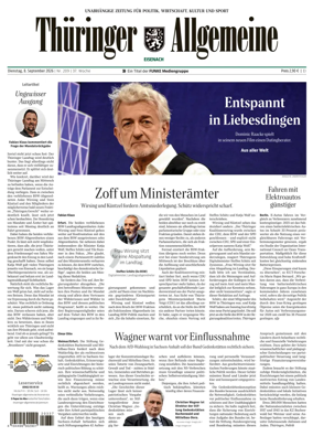Cover of Thuringer Allgemeine (Eisenach)