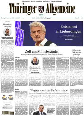 Cover of Thuringer Allgemeine (Gotha)