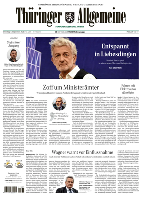 Cover of Thuringer Allgemeine (Sonderhausen und Artern)
