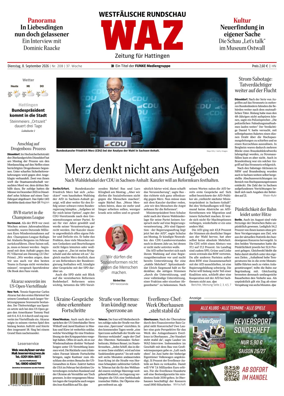 Cover of Westdeutsche Allgemeine Zeitung (Hattingen)