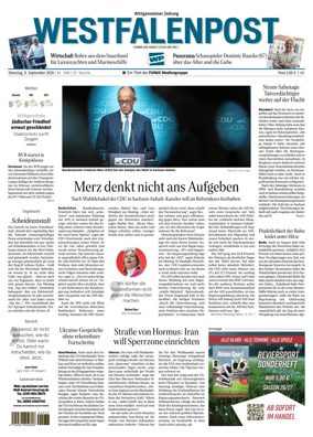 Cover of Westfalenpost (Bad Berleburg Wittgenstein)