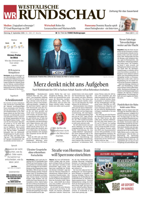Cover of Westfalische Rundschau (Arnsberg)