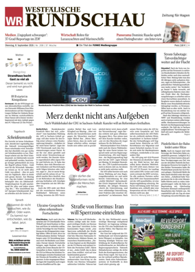 Cover of Westfalische Rundschau (Hagen Hohenlimburg)