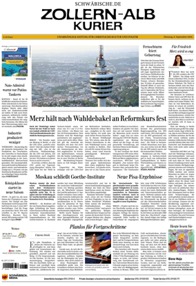 Cover of Zollern-Alb-Kurier (Balingen)