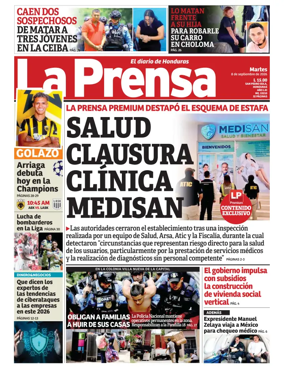 Cover of Diario La Prensa