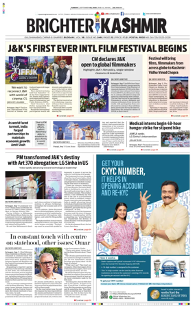 Cover of Brighter Kashmir
