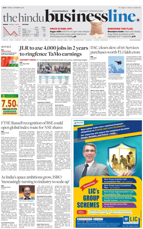Cover of BusinessLine (Delhi)