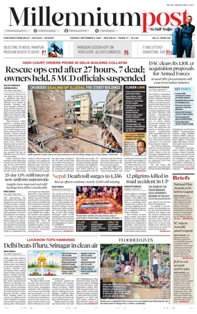 Cover of Millennium Post