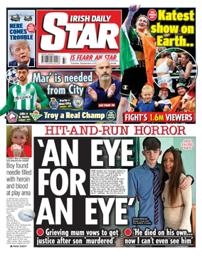 Cover of Irish Daily Star