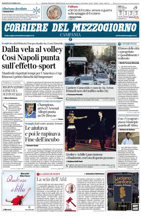 Cover of Corriere del Mezzogiorno (Campania)