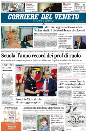 Cover of Corriere del Veneto (Padova e Rovigo)