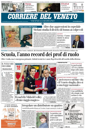 Cover of Corriere del Veneto (Vicenza e Bassano)