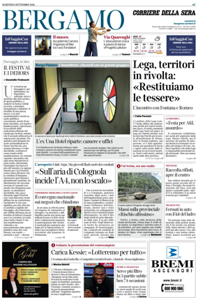 Cover of Corriere della Sera (Bergamo)