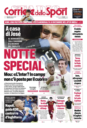 Cover of Corriere dello Sport