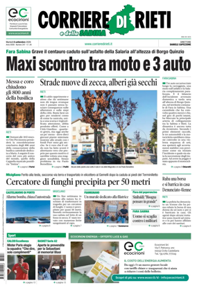 Cover of Corriere di Rieti