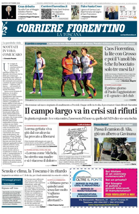 Cover of Corriere Fiorentino
