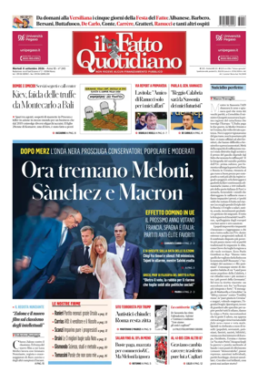 Cover of Il Fatto Quotidiano