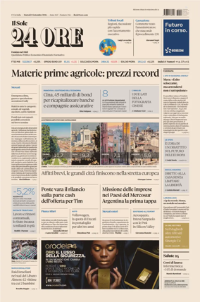 Cover of Il Sole 24 Ore