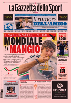 Cover of La Gazzetta dello Sport - Milano