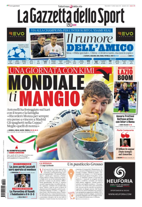 Cover of La Gazzetta dello Sport - Roma